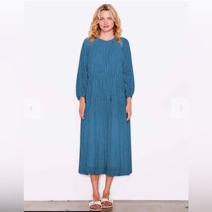 Anthropologie Sundry stripe tiered dress size 0